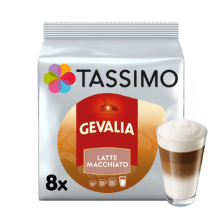 tassimo gevalia latte macchiato pods
